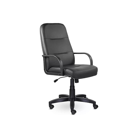 Кресло руководителя Пилот (Пластик) (Кожзаменитель)