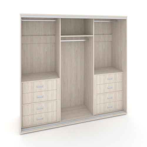 Корпус 3-х секционного шкафа низкого L=2219мм Maris SH.K3-5.2 K5 фото 4