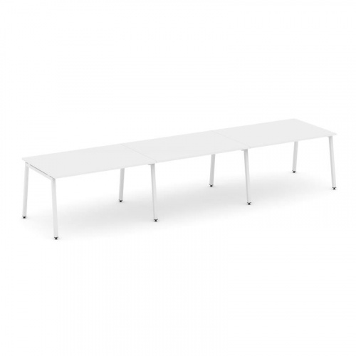 Style Project Стол переговорный SN-4A.SPRG-024.3 Вяз Благородный/Металл Белый 4740*980*750 фото 21