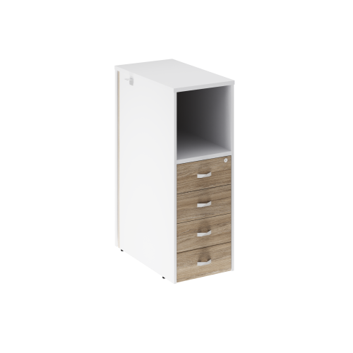 Тумба с подсветкой на 4 ящика Onix Белый O.R-TV-4.S фото 12