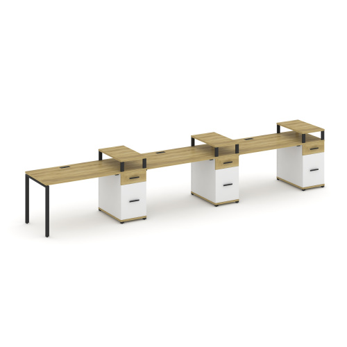 Бенч-система на 3 места с 3 опорными тумбами Concept CN.ORS-462 фото 6 Бенч-система на 3 места с 3 опорными тумбами Concept CN.ORS-462 фото 6