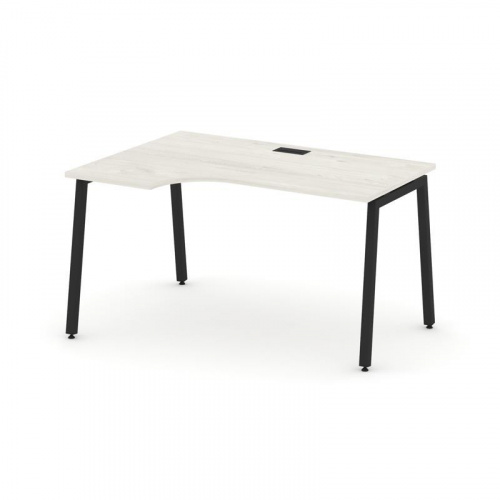 Style Project Стол рабочий эргоном. SN-4A.SPA-011(L) Акация Лорка/Металл Антрацит 1380*700/980*750 Style Project Стол рабочий эргоном. SN-4A.SPA-011(L) Акация Лорка/Металл Антрацит 1380*700/980*750