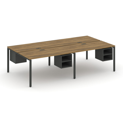 Бенч-система на 4 места с подвесными тумбами Concept CN.DRS-125