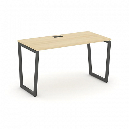 Style Project Стол письменный SN-4T2.SP-015 Акация Лорка/Металл Антрацит/Заглушка Пластик Черный 178