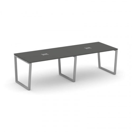 Style Project Стол переговорный SN-6T2.SPRG-014 Акация Лорка/Металл Антрацит/Заглушка Металл Антраци фото 18