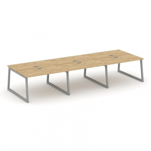 Style Project Рабочая станция 2-х сторон. SN-5T1.DRS-072 Акация Лорка/Металл Антрацит/Заглушка Пласт фото 2