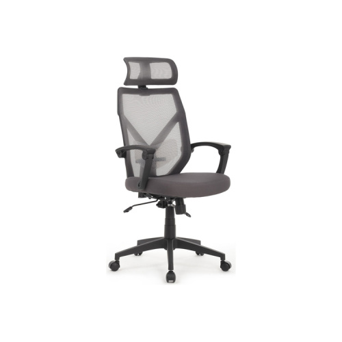 Кресло офисное Oliver RCH W-203AC (Черный пластик) (Сетка/Ткань) фото 2