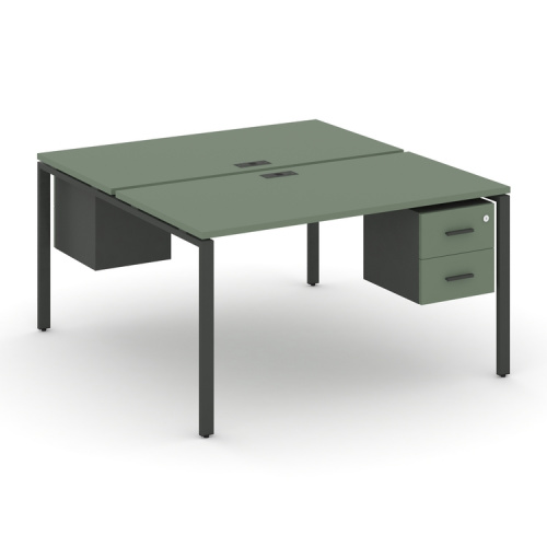 Бенч-система на 2 места с подвесными тумбами Concept CN.DRS-114 фото 2