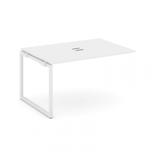 Style Project Проходной наб. элем. перег. стола SN-4O.NSPRG-004 Белый/Металл Серый 1580*980*750 фото 22