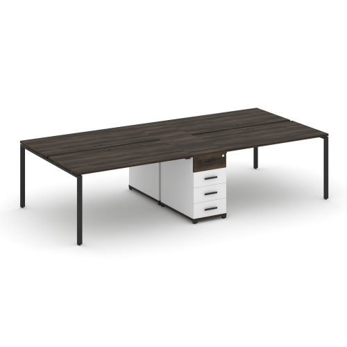 Бенч-система на 4 места с 1 опорной тумбой Concept CN.DRS-419 фото 9 Бенч-система на 4 места с 1 опорной тумбой Concept CN.DRS-419 фото 9