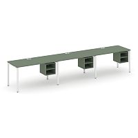 Бенч-система на 3 места с подвесными тумбами Concept CN.ORS-128