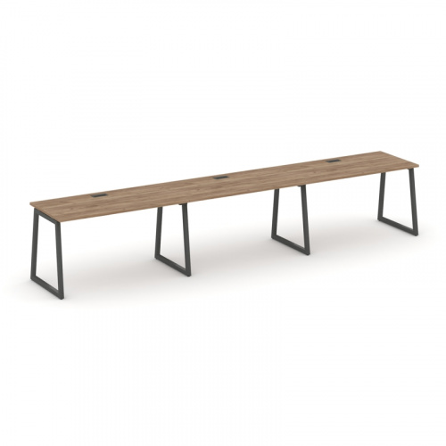 Style Project Рабочая станция 1 сторон. SN-4T1.ORS-043 Акация Лорка/Металл Антрацит/Заглушка Пластик фото 10