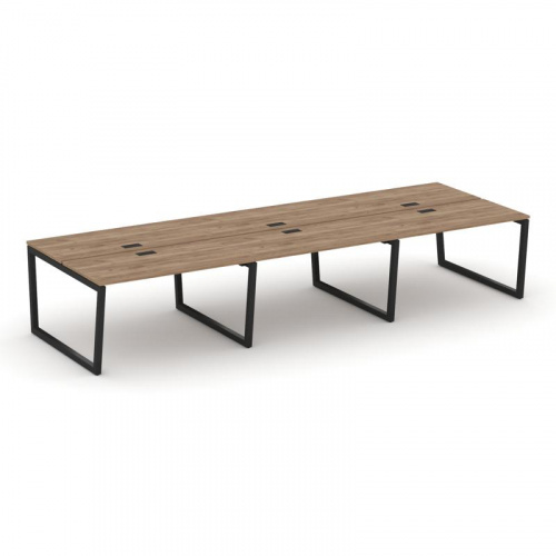 Style Project Рабочая станция 2-х сторон. SN-5T2.DRS-073 Акация Лорка/Металл Антрацит/Заглушка Пласт фото 6