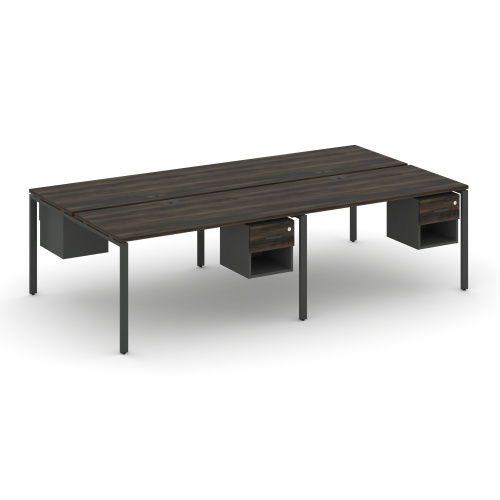 Бенч-система на 4 места с подвесными тумбами Concept CN.DRS-137 фото 3 Бенч-система на 4 места с подвесными тумбами Concept CN.DRS-137 фото 3