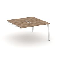 Style Project Стол-приставка к опор. элем. SN-5A.DPRS-003 Дуб Табак/Металл Белый 1380*1232*750
