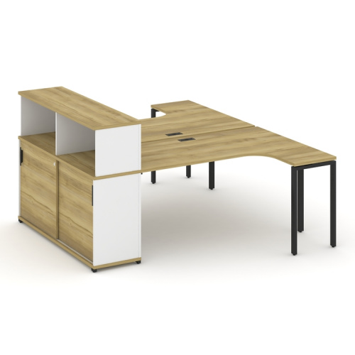 Бенч-система с опорным шкафом-купе с надставкой Concept CN.DSA-220 фото 6