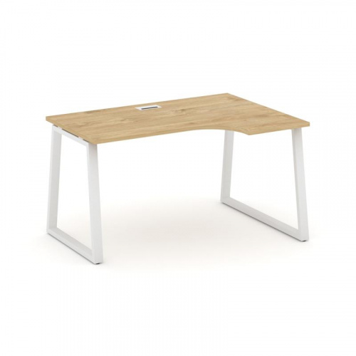 Style Project Стол рабочий эргоном. SN-6T1.SPA-002(R) Акация Лорка/Металл Антрацит/Заглушка Пластик фото 3 Style Project Стол рабочий эргоном. SN-6T1.SPA-002(R) Акация Лорка/Металл Антрацит/Заглушка Пластик фото 3