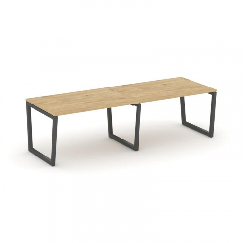 Style Project Стол переговорный SN-5T2.SPRG-011.3 Акация Лорка/Металл Антрацит 1960*980*750 фото 22