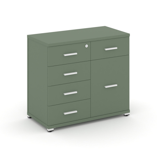 Тумба приставная с 5 ящиками Concept CN.TSP-016 W