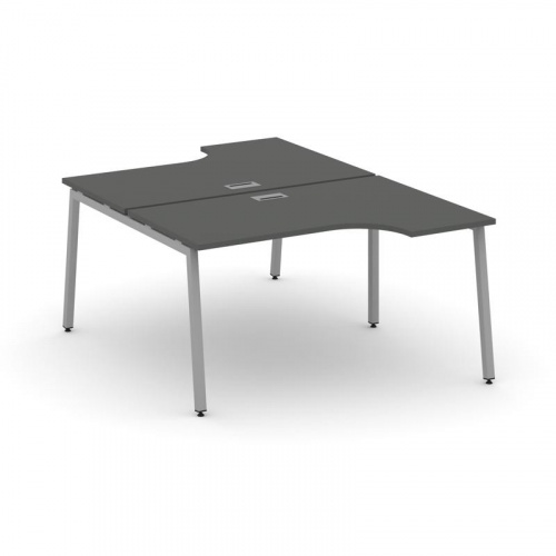 Style Project Рабочая станция эргоном. SN-4A.DRPA-002 Дуб Наварра/Металл Антрацит 1580*1232/1992*750 фото 6