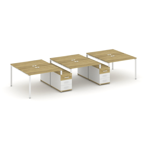 Бенч-система на 6 мест с 2 опорными тумбами Concept CN.DRS-334 фото 11