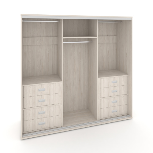 Корпус 3-х секционного шкафа низкого L=2669мм Maris SH.K3-8.2 K5 фото 4