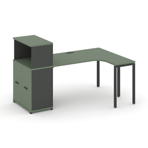 Стол эргономичный с опорным распашным шкафом Concept CN.SA-213(R) Стол эргономичный с опорным распашным шкафом Concept CN.SA-213(R)