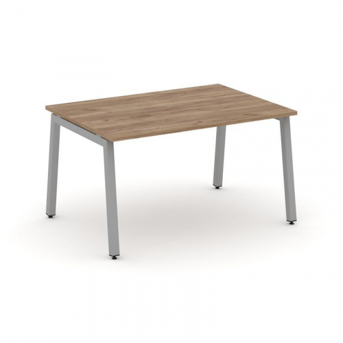 Style Project Стол переговорный SN-5A.SPRG-002.3 Дуб Наварра/Металл Белый 1180*980*750 фото 10