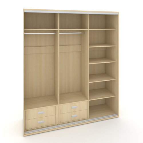 Корпус 3-х секционного шкафа высокого L=2669мм Maris SH.K3-8.1 K3