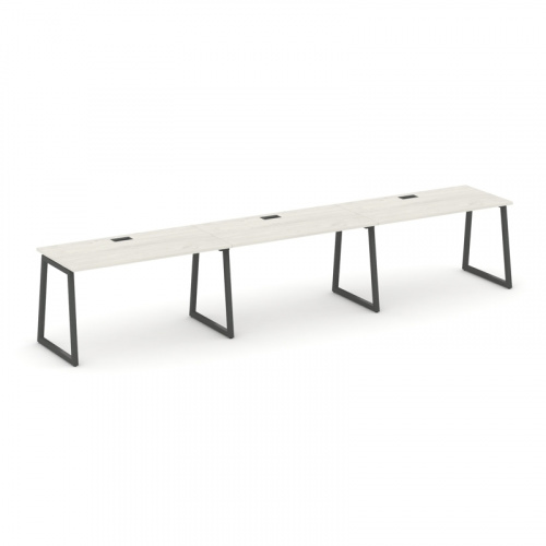 Style Project Рабочая станция 1 сторон. SN-4T1.ORS-043 Акация Лорка/Металл Антрацит/Заглушка Пластик фото 9