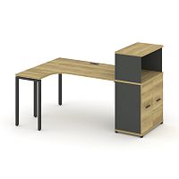 Стол эргономичный с опорным распашным шкафом Concept CN.SA-213(L)