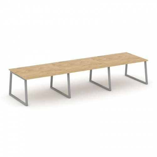 Style Project Стол переговорный SN-6T1.SPRG-053.3 Акация Лорка/Металл Антрацит 4140*1180*750 фото 2 Style Project Стол переговорный SN-6T1.SPRG-053.3 Акация Лорка/Металл Антрацит 4140*1180*750 фото 2