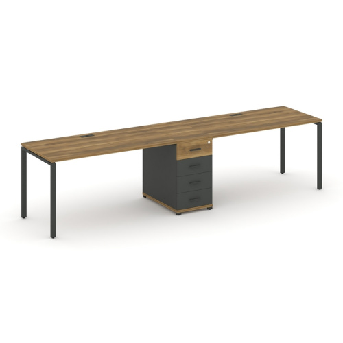 Бенч-система на 2 места с 1 опорной тумбой Concept CN.ORS-404 Бенч-система на 2 места с 1 опорной тумбой Concept CN.ORS-404