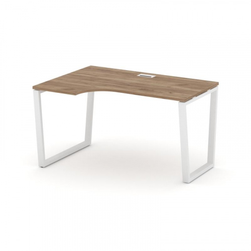 Style Project Стол рабочий эргоном. SN-6T2.SPA-012(L) Акация Лорка/Металл Антрацит/Заглушка Пластик фото 11