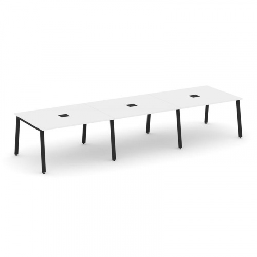 Style Project Стол переговорный SN-6A.SPRG-052 Дуб Наварра/Металл Антрацит 3540*1180*750 фото 4 Style Project Стол переговорный SN-6A.SPRG-052 Дуб Наварра/Металл Антрацит 3540*1180*750 фото 4