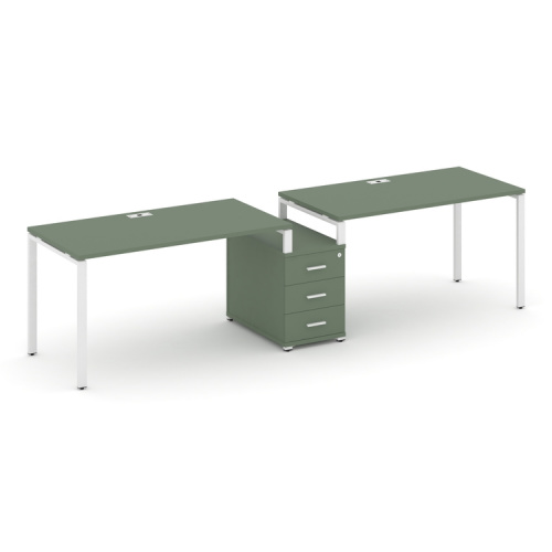 Бенч-система на 2 места с 1 опорной тумбой Concept CN.ORS-304