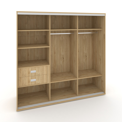 Корпус 3-х секционного шкафа низкого L=2369мм Maris SH.K3-6.2 K6 фото 5