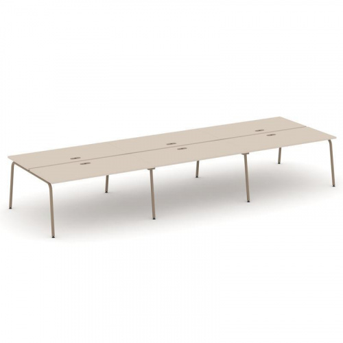 Бенч-система на 6 мест Estetica ES.D.RS-6.4-LK