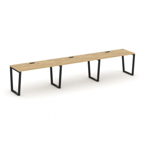 Style Project Рабочая станция 1 сторон. SN-6T2.ORS-043 Акация Лорка/Металл Антрацит/Заглушка Пластик