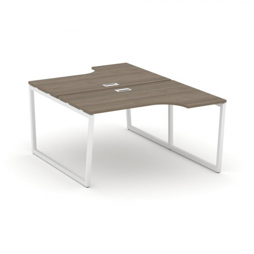 Style Project Рабочая станция эргоном. SN-4T2.DRPA-022 Акация Лорка/Металл Антрацит/Заглушка Пластик фото 14