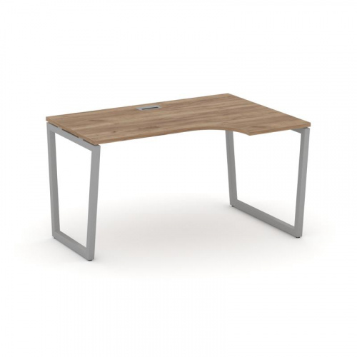 Style Project Стол рабочий эргоном. SN-4T2.SPA-022(R) Акация Лорка/Металл Антрацит/Заглушка Пластик фото 9