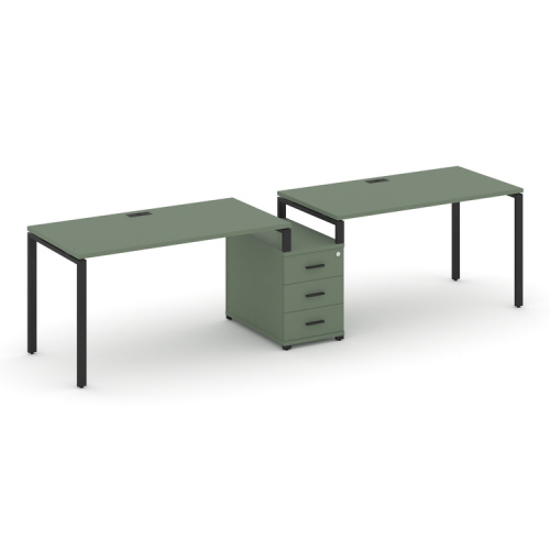 Бенч-система на 2 места с 1 опорной тумбой Concept CN.ORS-304 фото 2