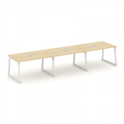 Style Project Стол переговорный SN-5T1.SPRG-022 Акация Лорка/Металл Антрацит/Заглушка Металл Антраци фото 22