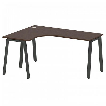 Стол офисный криволинейный Metal System БА.СА-4 (L)