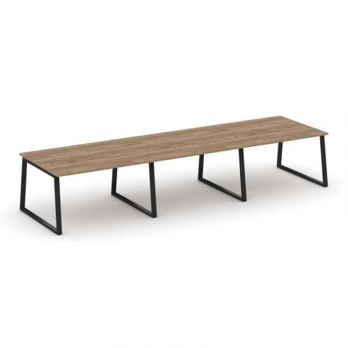 Style Project Стол переговорный SN-6T1.SPRG-053.3 Акация Лорка/Металл Антрацит 4140*1180*750 фото 5 Style Project Стол переговорный SN-6T1.SPRG-053.3 Акация Лорка/Металл Антрацит 4140*1180*750 фото 5