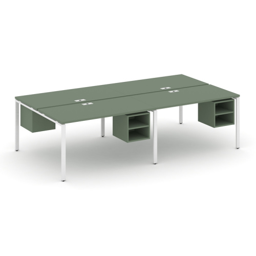 Бенч-система на 4 места с подвесными тумбами Concept CN.DRS-128 Бенч-система на 4 места с подвесными тумбами Concept CN.DRS-128