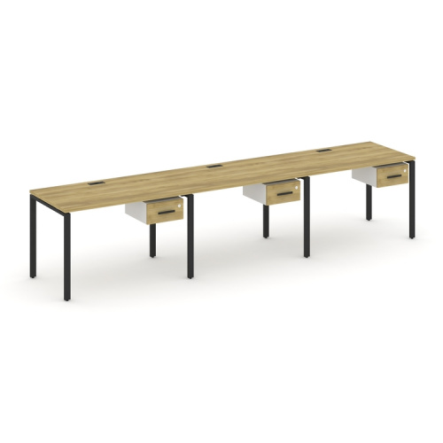 Бенч-система на 3 места с подвесными тумбами Concept CN.ORS-130 фото 6 Бенч-система на 3 места с подвесными тумбами Concept CN.ORS-130 фото 6