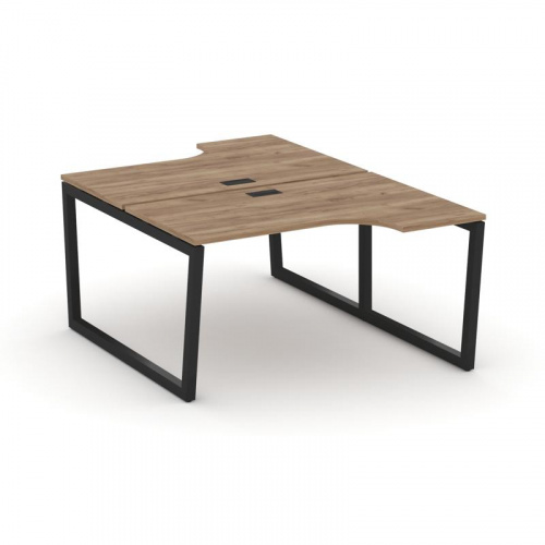 Style Project Рабочая станция эргоном. SN-5T2.DRPA-022 Акация Лорка/Металл Антрацит/Заглушка Пластик фото 9