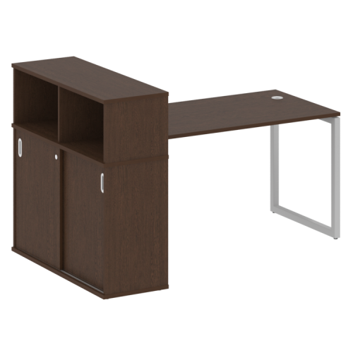 Стол офисный с шкафом-купе на О-обр. м/к Metal System Quattro 40БО.РС-СШК-3.3 фото 6