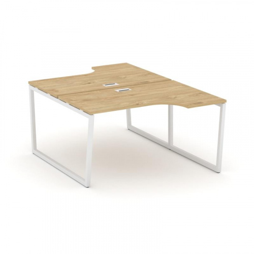 Style Project Рабочая станция эргоном. SN-4T2.DRPA-022 Акация Лорка/Металл Антрацит/Заглушка Пластик фото 3